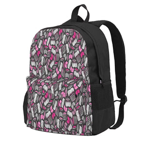 So Many Books Backpacks Men's & Women's School Bags Zipper Close