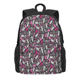 So Many Books Backpacks Men's & Women's School Bags Zipper Close