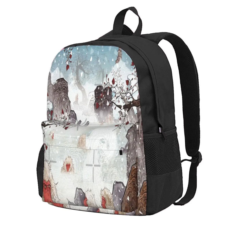 Japanese Snow Monkeys Backpacks Men Women Kids