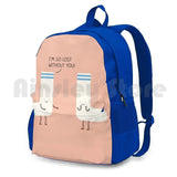 Socks Love Outdoor Hiking Backpack Riding Climbing Sports Bag