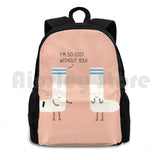 Socks Love Outdoor Hiking Backpack Riding Climbing Sports Bag