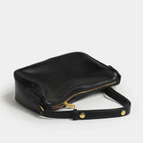 Vintage PU Leather Women Shoulder Bag Zipper Texture Cross Body