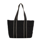 Soft Canvas Bag Woman Big Shoulder Bag Casual Shopping Totes