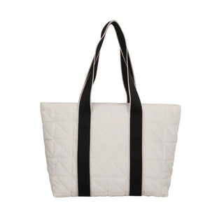 Soft Canvas Bag Woman Big Shoulder Bag Casual Shopping Totes