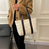Soft Canvas Bag Woman Big Shoulder Bag Casual Shopping Totes