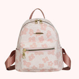 Canvas Flower Print Mini Backpack for Girls