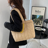 Casual Waterproof Canvas Shoulder Bag for Women