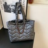 Casual Waterproof Canvas Shoulder Bag for Women