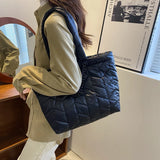 Casual Waterproof Canvas Shoulder Bag for Women
