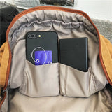 Canvas School Backpack for Students Travel Rucksack