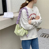 Soft Corduroy Bag Handbags for Women Shoulder Bags Eco Storage