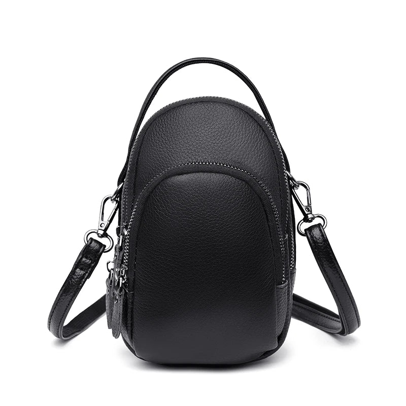 Large Capacity Soft Cowhide Women's Handbag