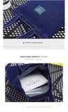 Soft Denim Ripped Zipper Shoulder Bag Female Student Lightweight Tote Bag