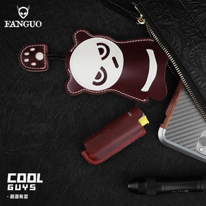 Soft Leather Key Bag Housekeeper Key Case Wallet For Men