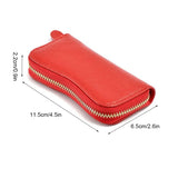 Soft Leather Key Case Bag Cover Multifunction Keychain Housekeeper Purse