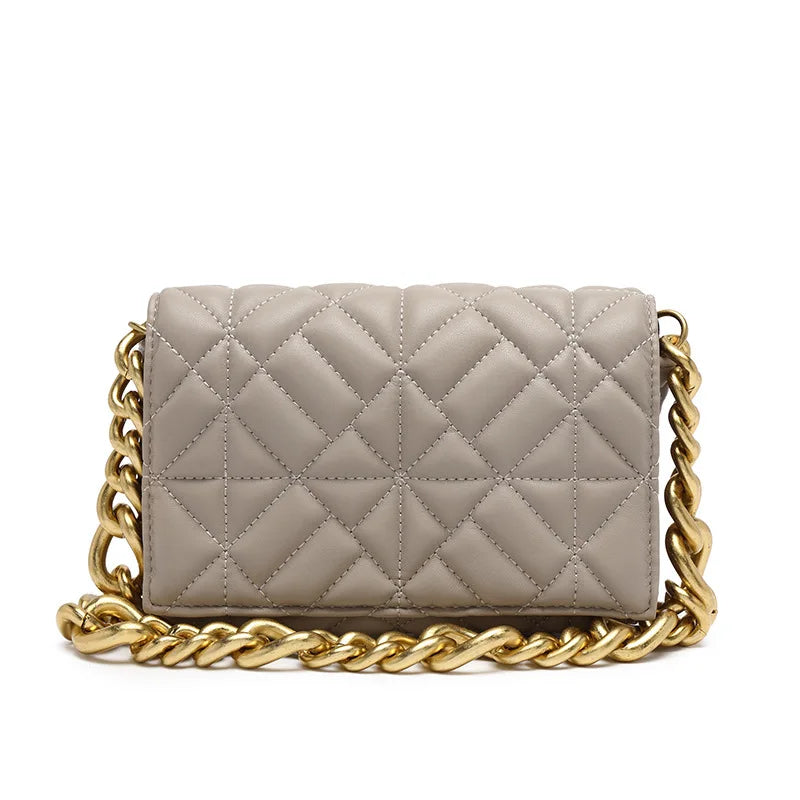 Soft Metal Chain Armpit Shoulder Bag for Woman