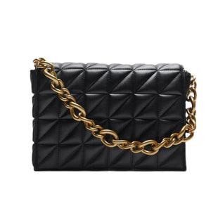 Soft Metal Chain Armpit Shoulder Bag for Woman