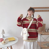 Warm Lamb Wool Women's Crossbody Bag