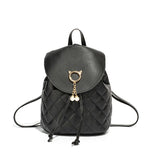Stylish Leather Backpack for Women Schoolbags and Parties