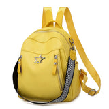 Soft Leather Backpack Women Multifunctional Ladies Bag Backpack