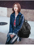 Vintage Shoulder Bag Women High Capacity Travel Backpack