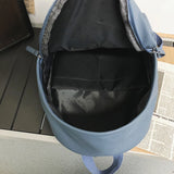 Soft Leather Backpacks High Women Laptop Backpack Solid College School Bags