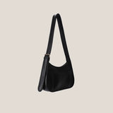 Soft Leather Crossbody Bag Crescent Saddle All-match Ins Version