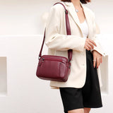 Small Soft Leather Crossbody Bag for Women Handbag