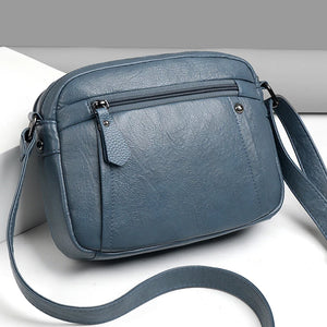 Small Soft Leather Crossbody Bag for Women Handbag