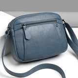 Small Soft Leather Crossbody Bag for Women Handbag