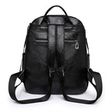 Soft Leather Female Bag Cowhide High Travel Girls Backpack Women 