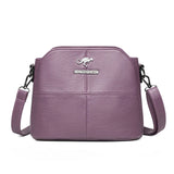 Soft Leather Middle-aged Mother Shoulder Bag All-match Casual Diagonal Bag