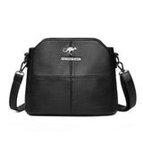 Soft Leather Middle-aged Mother Shoulder Bag All-match Casual Diagonal Bag