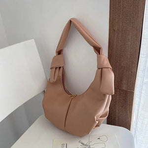 Women's Half-moon Crossbody Bag, Dumpling Handbag and Purse