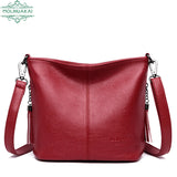 Soft Leather Hand Crossbody Bags for Women Casual Shoulder Bag Tote Bag