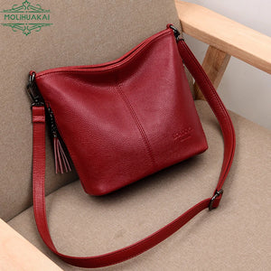 Soft Leather Hand Crossbody Bags for Women Casual Shoulder Bag Tote Bag