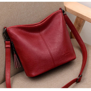 Soft Leather Crossbody Bags for Women Casual Shoulder Bag Tote Bag