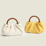 Soft Leather Handbag Autumn Winter Shoulder Bag Mini Drape Bags Ladies Purse