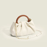Soft Leather Handbag Autumn Winter Shoulder Bag Mini Drape Bags Ladies Purse