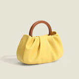 Soft Leather Handbag Autumn Winter Shoulder Bag Mini Drape Bags Ladies Purse