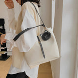 Soft Leather Handbags for Women Large Capacity Shopping Shoulder Tote Purse