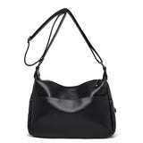 Soft Leather Ladies Messenger Bag Female Boston Zippers Handbag Purse