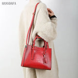 Soft Leather Large Capacity Women Shoulder Bags