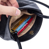 Soft Leather Mini Bucket Bag Small Handbags Women Bags For Cell Phone Shoulder B