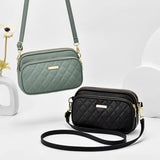Plaid Crossbody Bag for Women - Small Shoulder Bag for Summer Travel