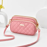 Plaid Crossbody Bag for Women - Small Shoulder Bag for Summer Travel