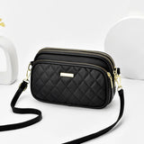 Plaid Crossbody Bag for Women - Small Shoulder Bag for Summer Travel