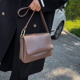 Soft Leather Postman Bag Female Autumn Winter Large Capacity