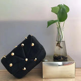 Soft Leather Riveted Chain Crossbody Bags European American Shoulder Bag