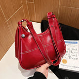 Women's Soft Leather Shoulder Bag Wedding Handbag Crossbody Tote